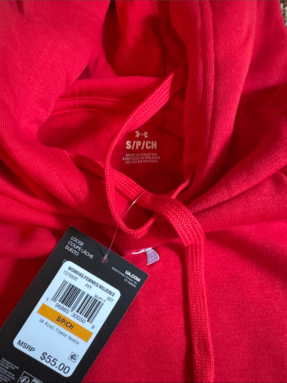 Under Armour Red & White Pullover Hoodie Bundle - Picture 7 of 8